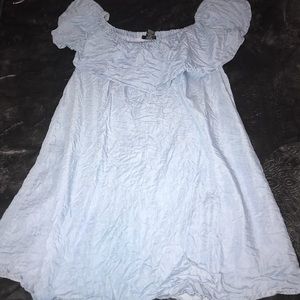 Denim Off the shoulder dress